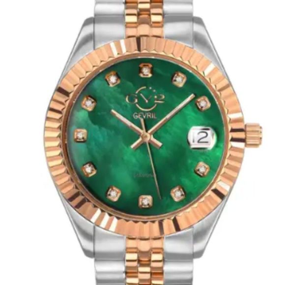 gevril Accessories - NEW Gevril Swiss watch from the Naples collection sapphire diamond watch